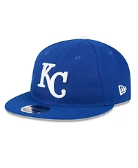 New Era Men's Royal Kansas City Royals Baseball Hall of Fame Retro Crown 9FIFTY Adjustable Hat