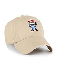 '47 Brand Big Boys and Girls Khaki Nebraska Huskers Clean Up Adjustable Hat