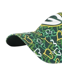 '47 Brand Girls Preschool Green Bay Packers Mural Clean Up Adjustable Hat