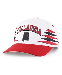 '47 Brand Men's White/Red Talladega Superspeedway Diamond Cut Hitch Adjustable Hat