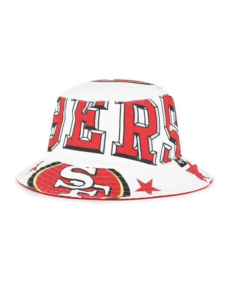 '47 Brand Women's White San Francisco 49ers Energize Bucket Hat