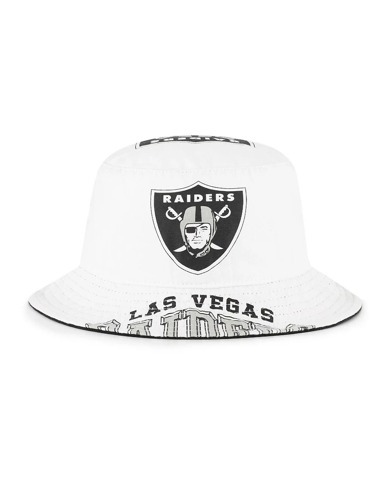 '47 Brand Women's White Las Vegas Raiders Energize Bucket Hat