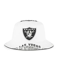 '47 Brand Women's White Las Vegas Raiders Energize Bucket Hat