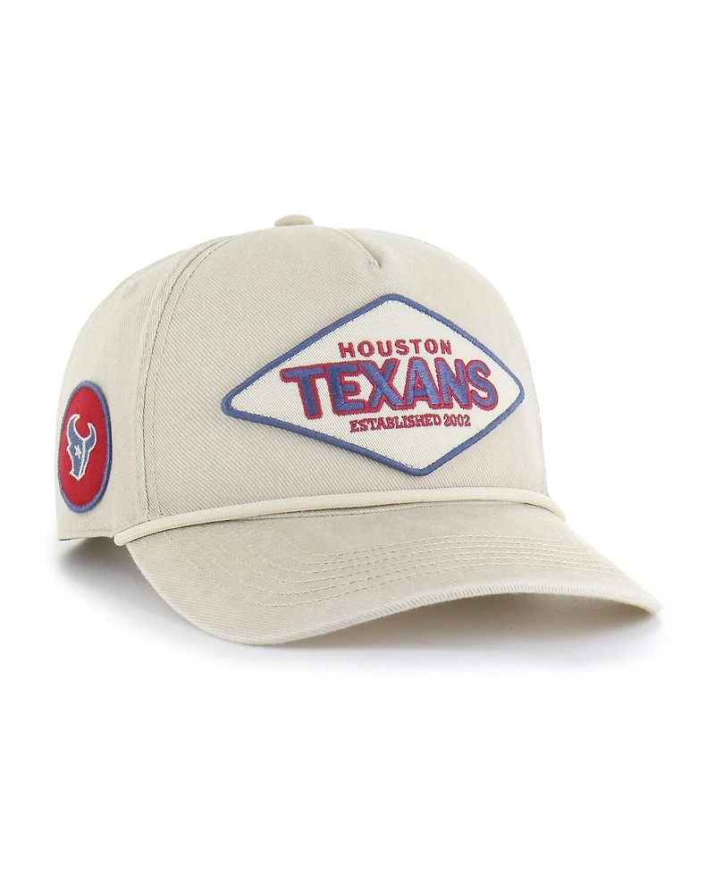 '47 Brand Men's Khaki Houston Texans Cairn Hitch Adjustable Hat