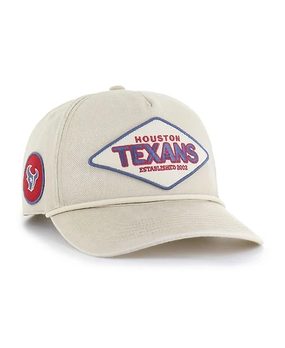 '47 Brand Men's Khaki Houston Texans Cairn Hitch Adjustable Hat