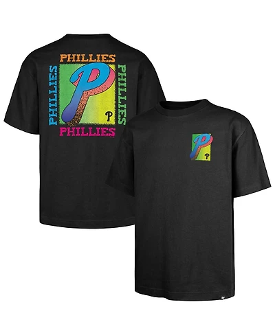 '47 Brand Men's Black Philadelphia Phillies Sundale Foundation T-Shirt
