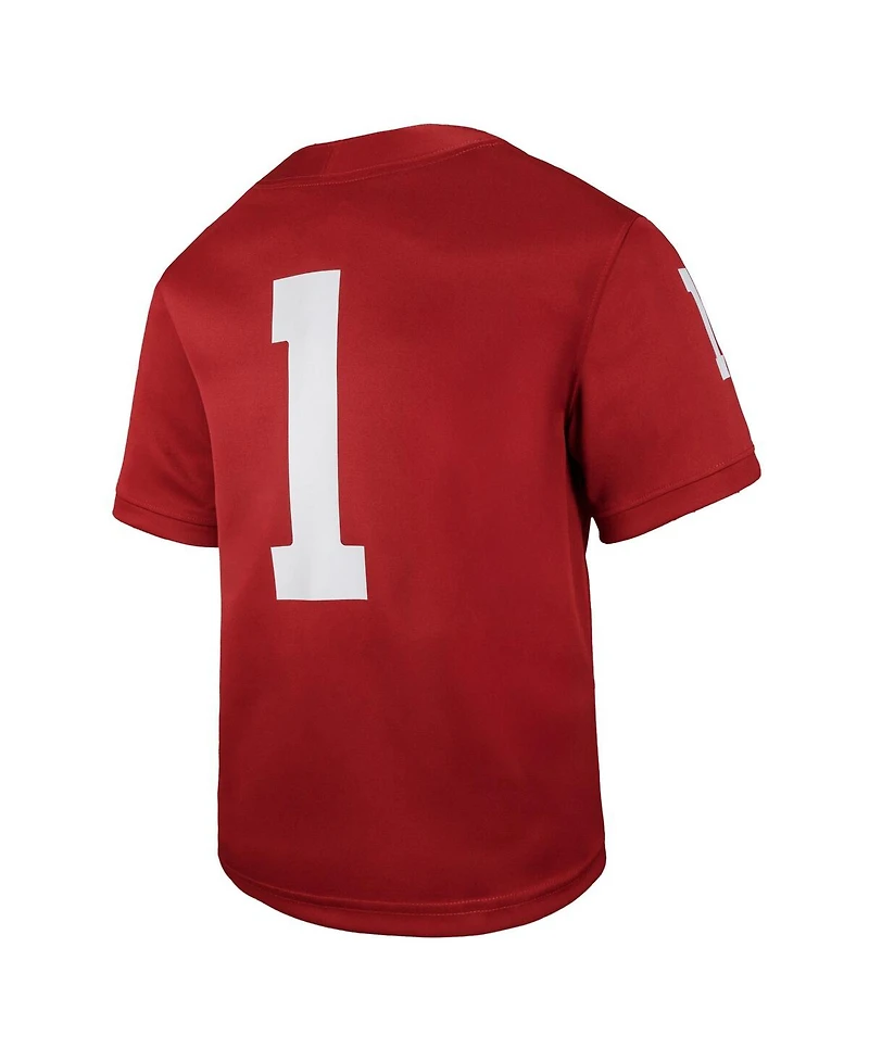 Jordan Big Boys and Girls Crimson Oklahoma Sooners Untouchable Replica Game Jersey