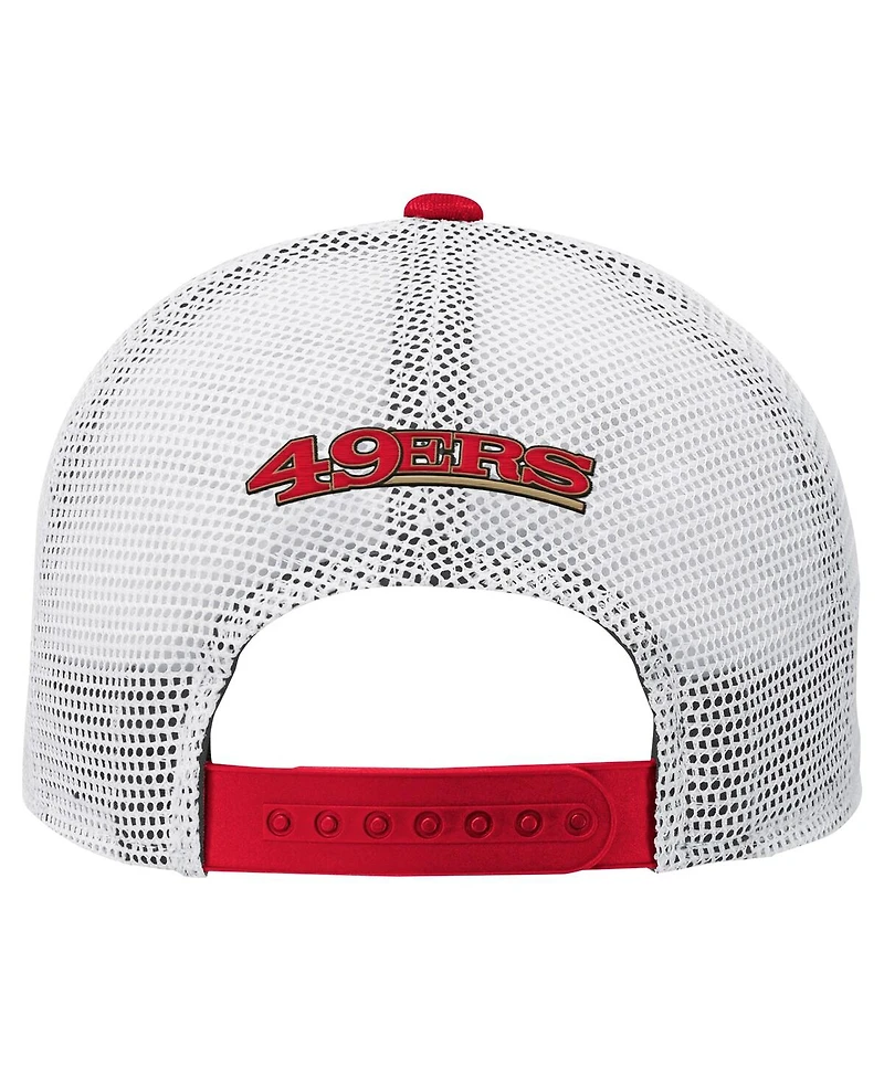 Outerstuff Preschool Scarlet San Francisco 49ers Core Lockup Trucker Adjustable hat