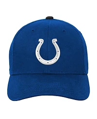 Outerstuff Big Boys and Girls Royal Indianapolis Colts Team Pre-Curved Adjustable Hat