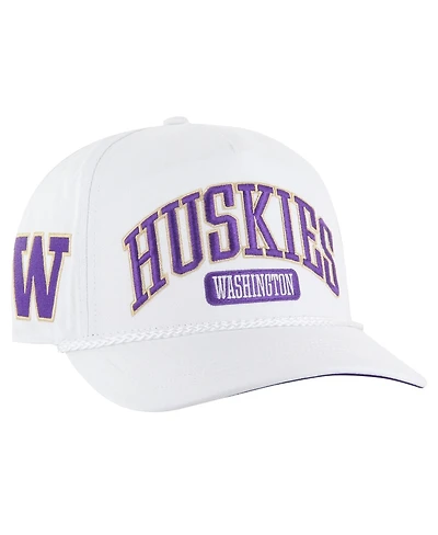 '47 Brand Men's White Washington Huskies Local Arch Hitch Snapback Hat