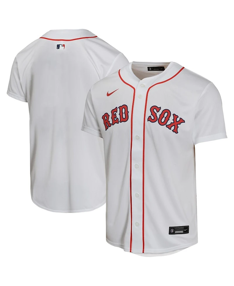 Nike Big Boys and Girls White Boston Red Sox Home Game Jersey