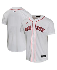 Nike Big Boys and Girls White Boston Red Sox Home Game Jersey