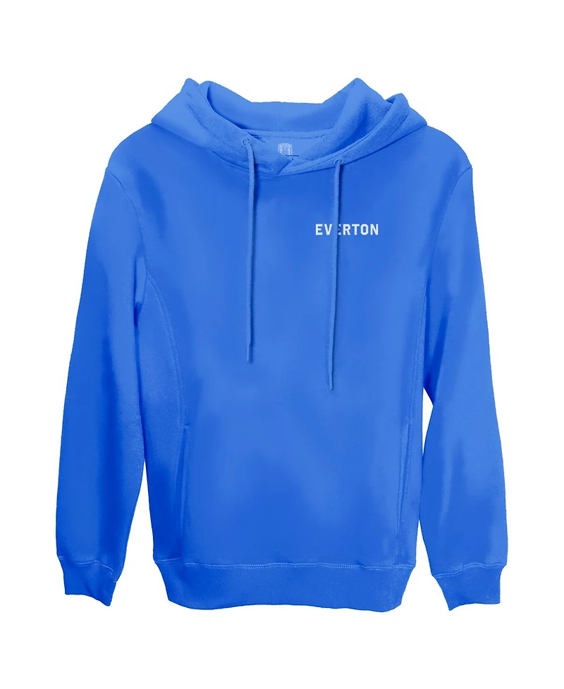1863FC Men's Blue Everton Wordmark Fleece Pullover Hoodie