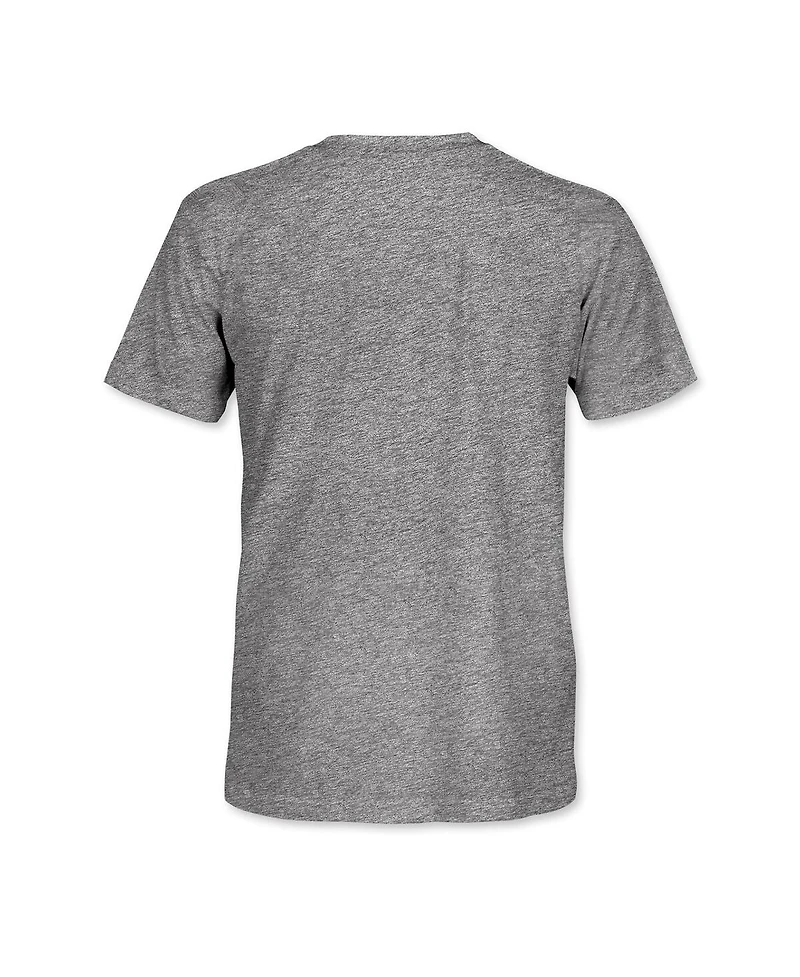 1863FC Men's Heather Gray Newcastle United Color Badge Vintage Tri-Blend T-Shirt