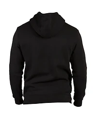 1863FC Men's Black West Ham United Color Badge Fleece Pullover Hoodie