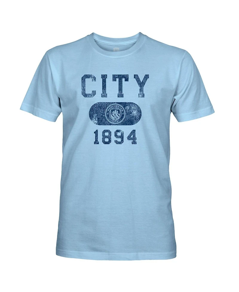 1863FC Men's Sky Blue Manchester City Bubble T-Shirt