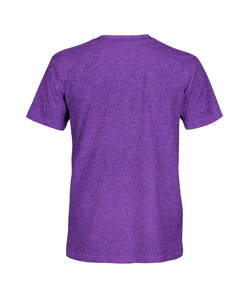 1863FC Men's Purple Louisville City Fc Mono Badge Vintage Tri-Blend T-Shirt