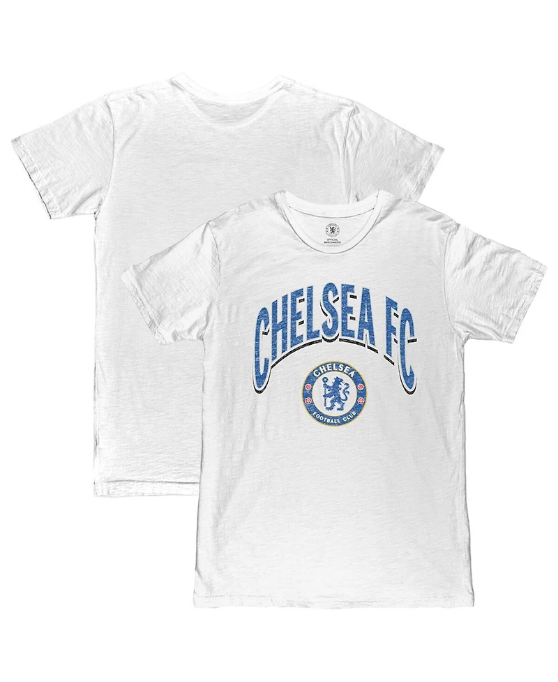 1863FC Men's White Chelsea Retro Wordmark T-Shirt