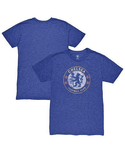 1863FC Men's Blue Chelsea Color Badge Vintage Tri-Blend T-Shirt