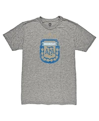 1863FC Men's Heather Gray Argentina National Team Retro Badge Tri-Blend T-Shirt