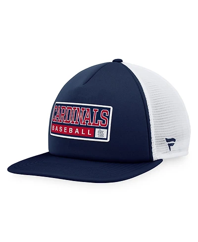 Majestic Men's Navy/White St. Louis Cardinals Foam Trucker Snapback Hat