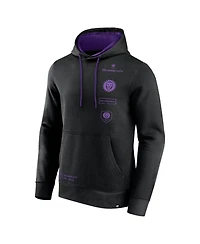 Fanatics Men's Black Orlando City Sc Halftime Pullover Hoodie