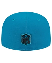 New Era Big Boys and Girls Teal Jacksonville Jaguars Main 59FIFTY Fitted Hat