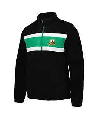 G-iii Sports by Carl Banks Men's Black Oregon Ducks Pinch Runner Half-Zip Hoodie