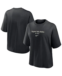 Nike Women's Black Virginia Tech Hokies Boxy T-Shirt
