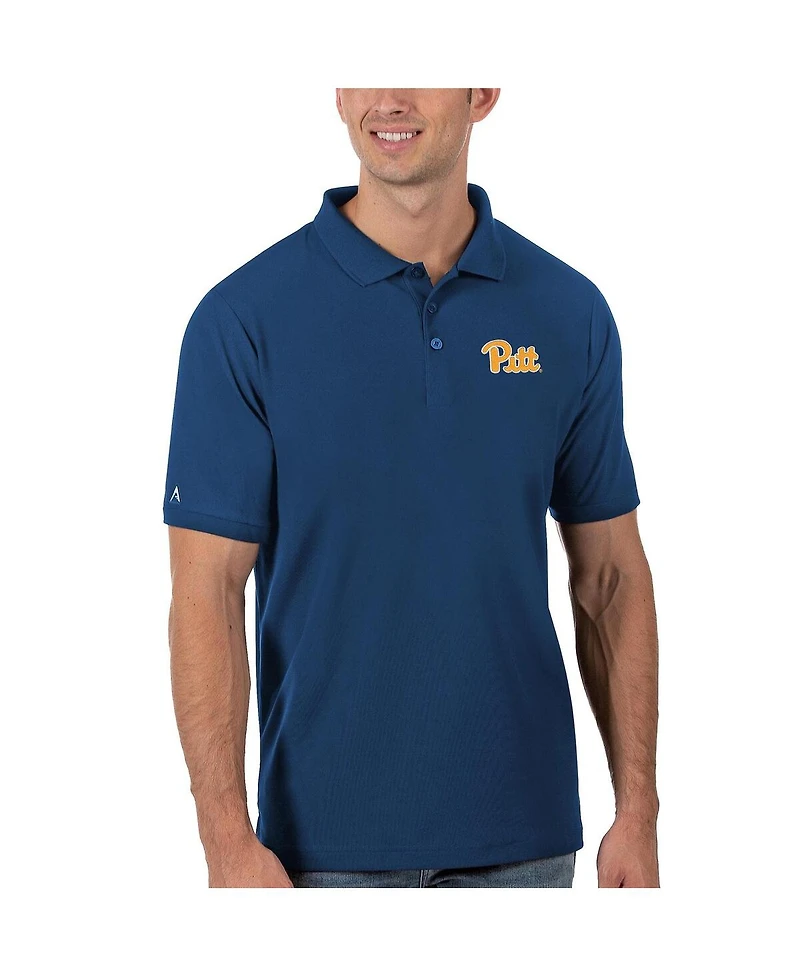 Antigua Men's Royal Pitt Panthers Legacy Pique Polo Shirt