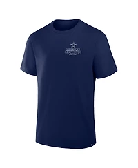 Dallas Cowboys Men's Navy Helmet Grid T-Shirt