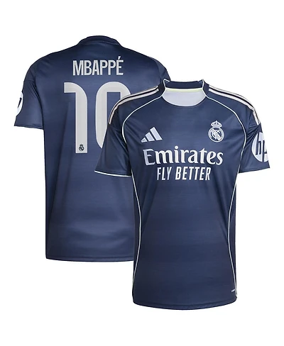 Adidas Men's Kylian Mbappe Blue Real Madrid 2025/26 Away Replica Player Jersey