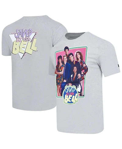 Freeze Max Men's Heather Gray Saved by the Bell Cast Photo T-Shirt