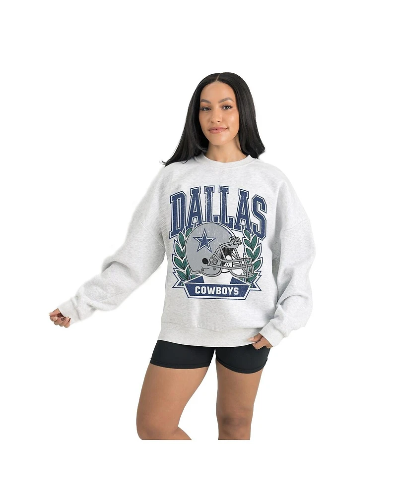Gameday Couture Women's Gray Heritage Premium Fleece Pullover Sweatshirt