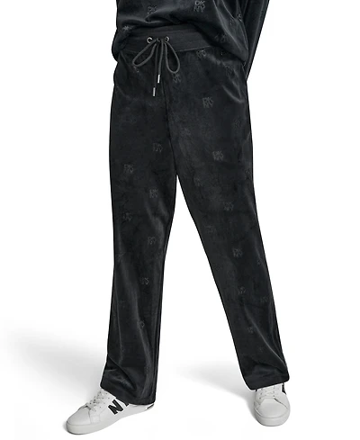 Dkny Jeans Petite Debossed Logo Detail Pull-On Pants