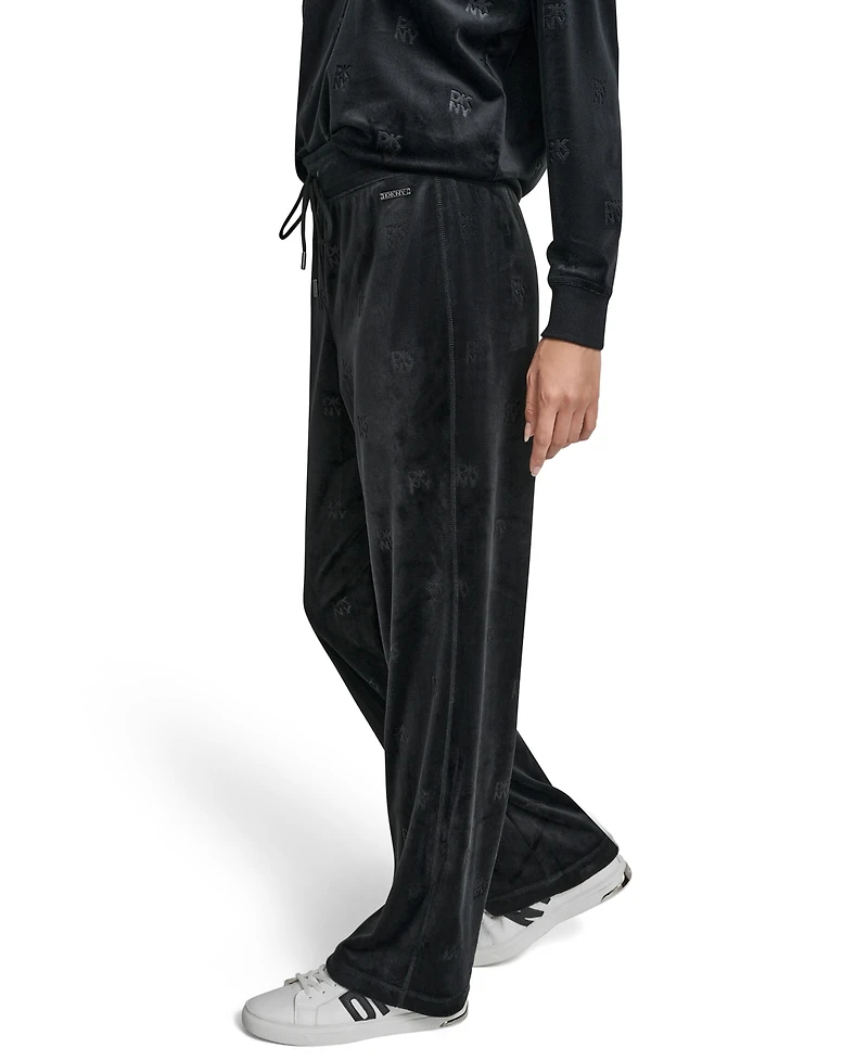 Dkny Jeans Petite Debossed Logo Detail Pull-On Pants