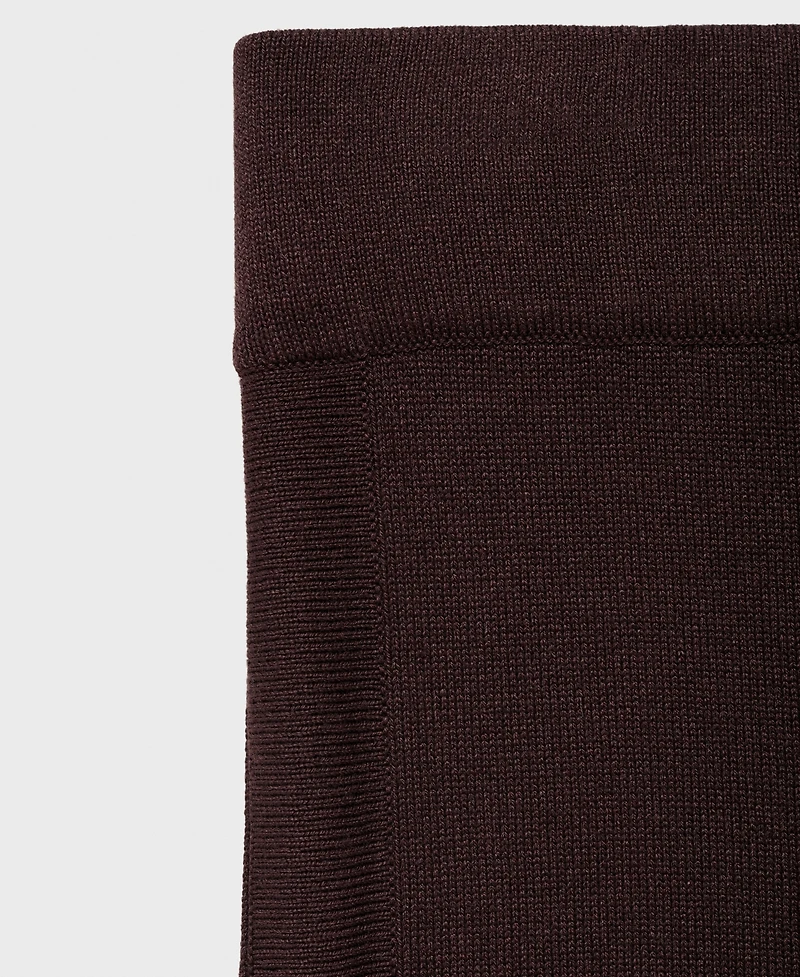 Mango Women's Fine-Knit Wide Leg Pants
