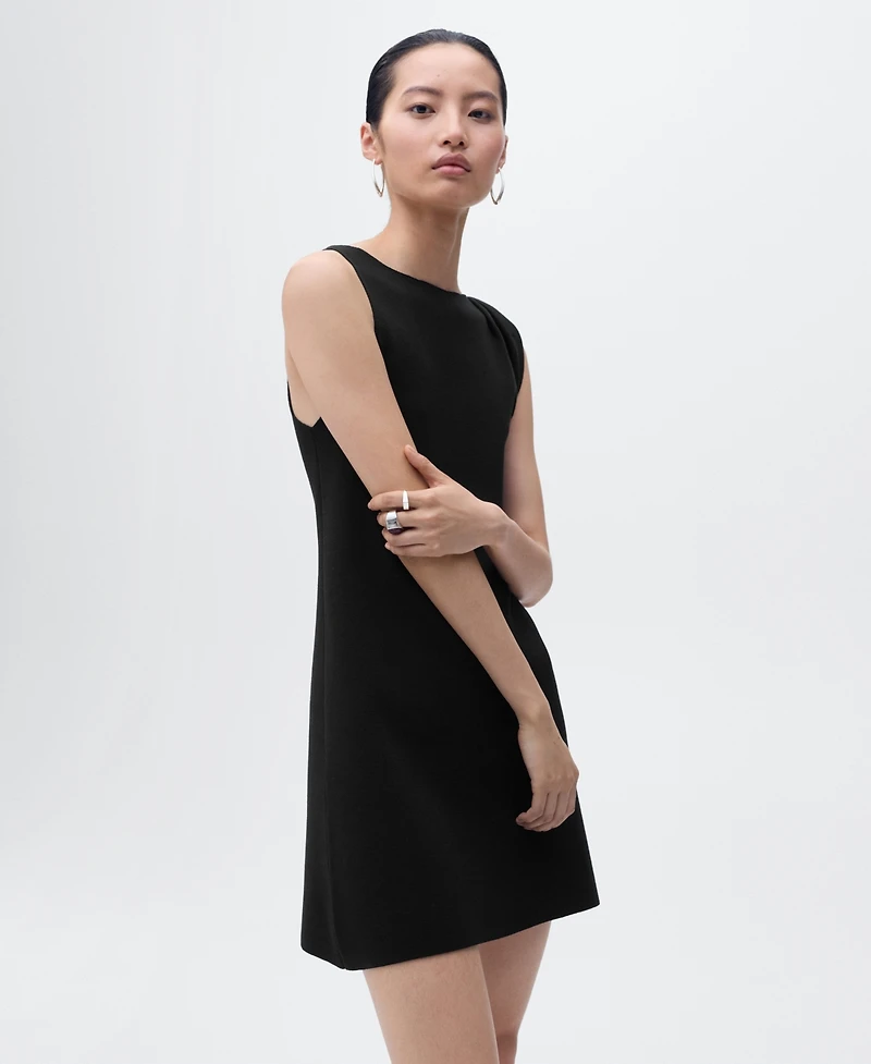 Mango Women's Asymmetrical Knitted Dress