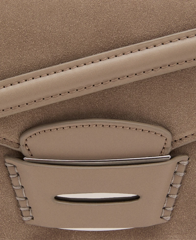 Mango Women's Suede Shoulder Bag