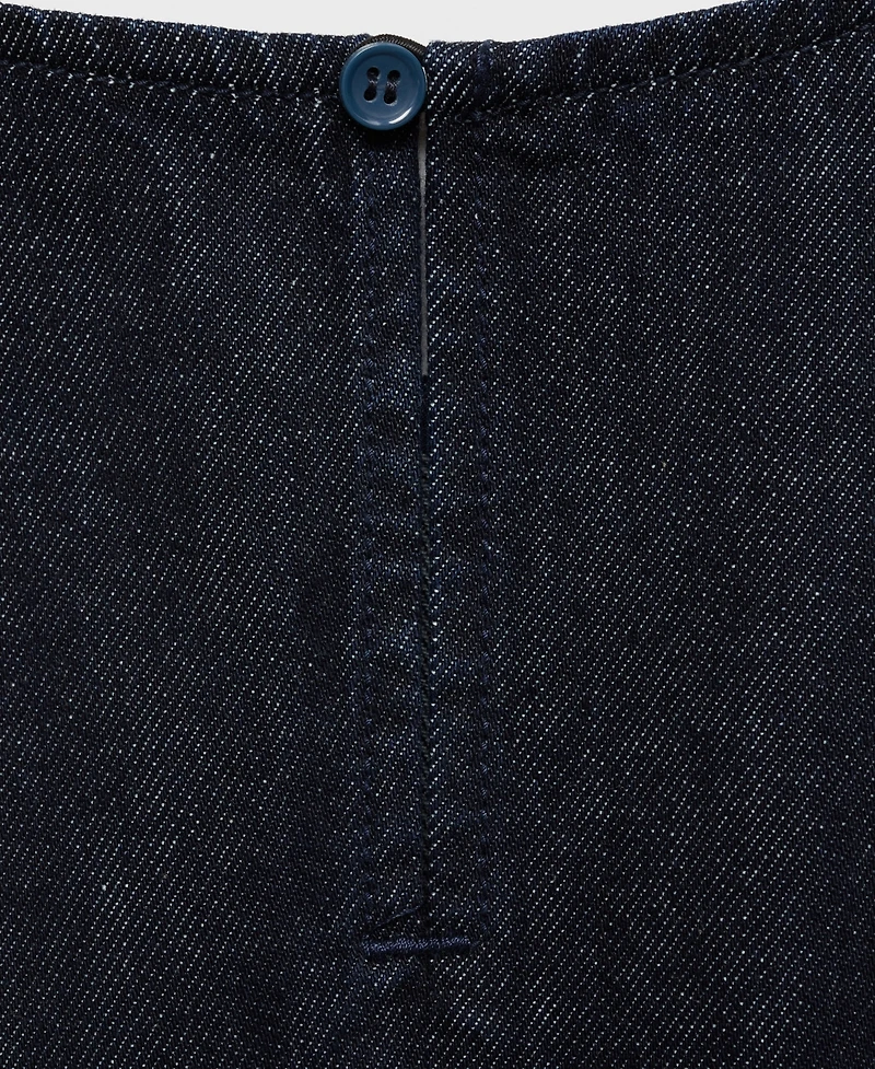 Mango Women's Short Denim Dress