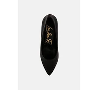 Casey Metallic Detail Block Heel Pumps Women