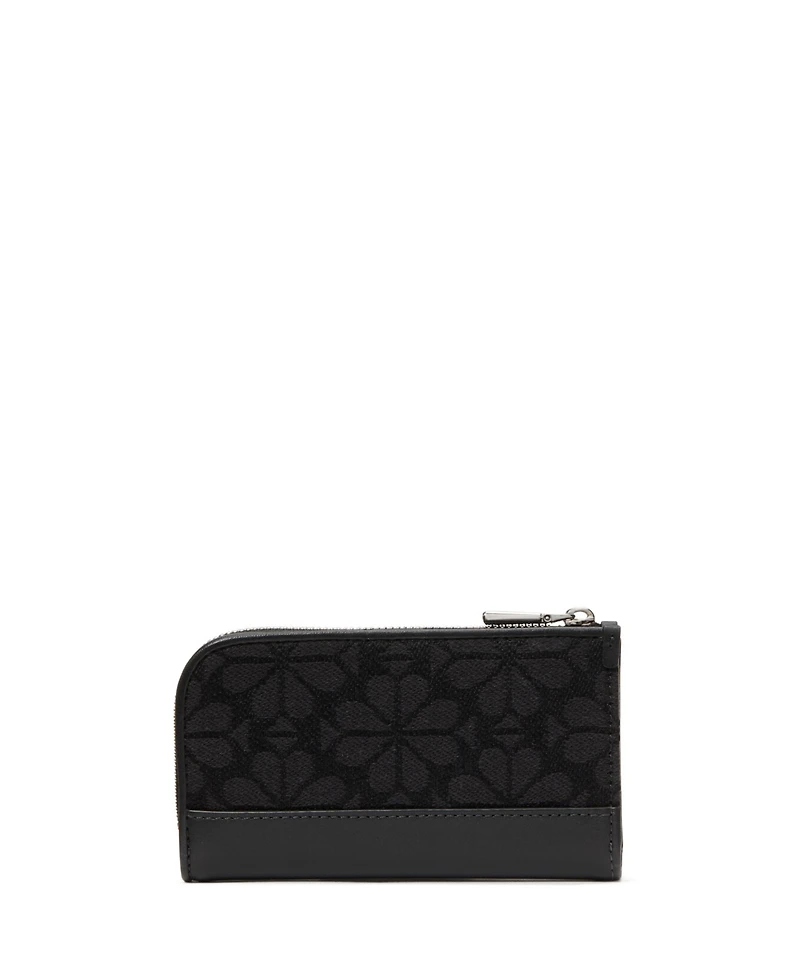 Kate Spade New York Devin Spade Flower Jacquard Small Bifold Wallet