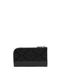 Kate Spade New York Devin Spade Flower Jacquard Small Bifold Wallet