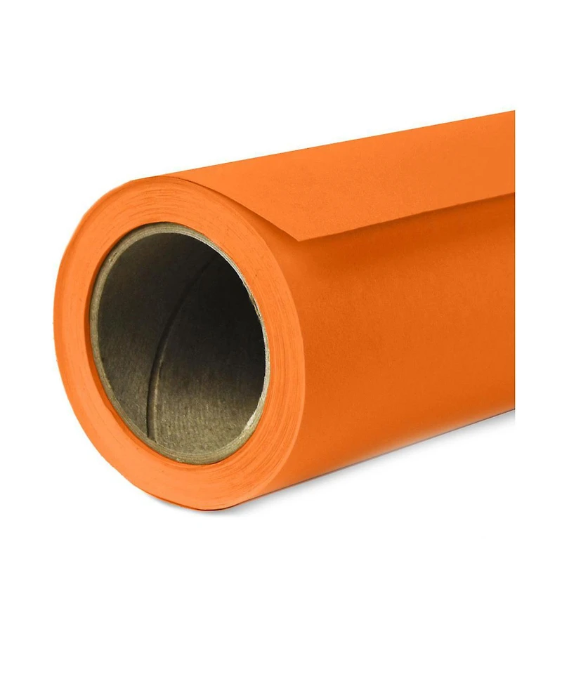 Savage Widetone Seamless Background Paper, 86" wide x 36' Orange, #24