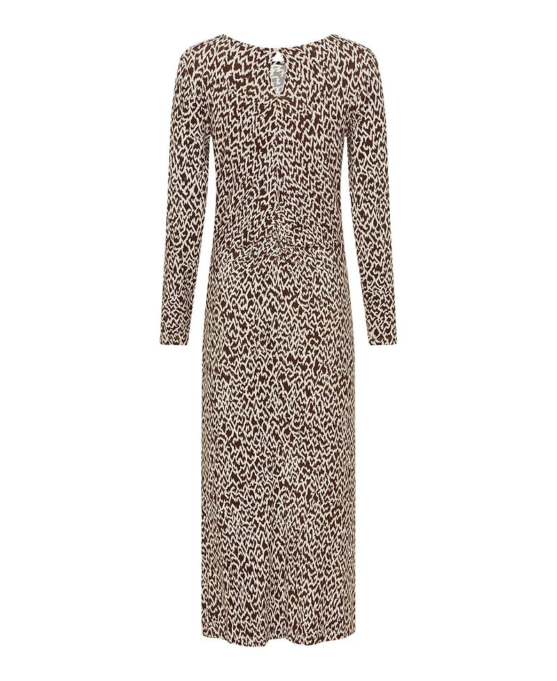 Olsen Women's Modern Animal Fitted Midi Dress