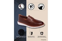 Marc Joseph New York Men's Empire Street Hands-Free Slip On Technology Lightweight Penny Loafers