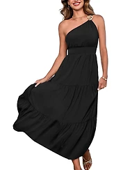 Cupshe Women's Luna Grace Black Maxi Beach Dress