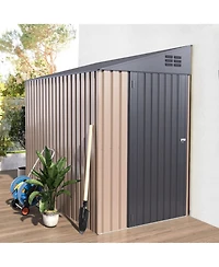 Aecojoy 4'x7' Lean to Shed Outdoor Storage