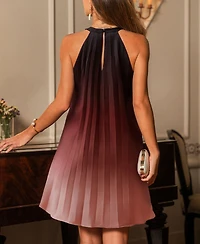 Cupshe Women's Fine and Dandy Ombre Mini Beach Dress