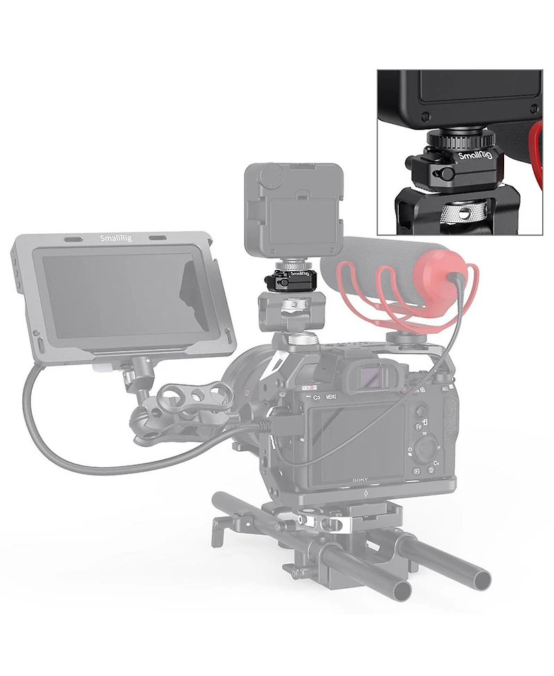 SmallRig Multi-Functional Cold Shoe Mount with Safety Release